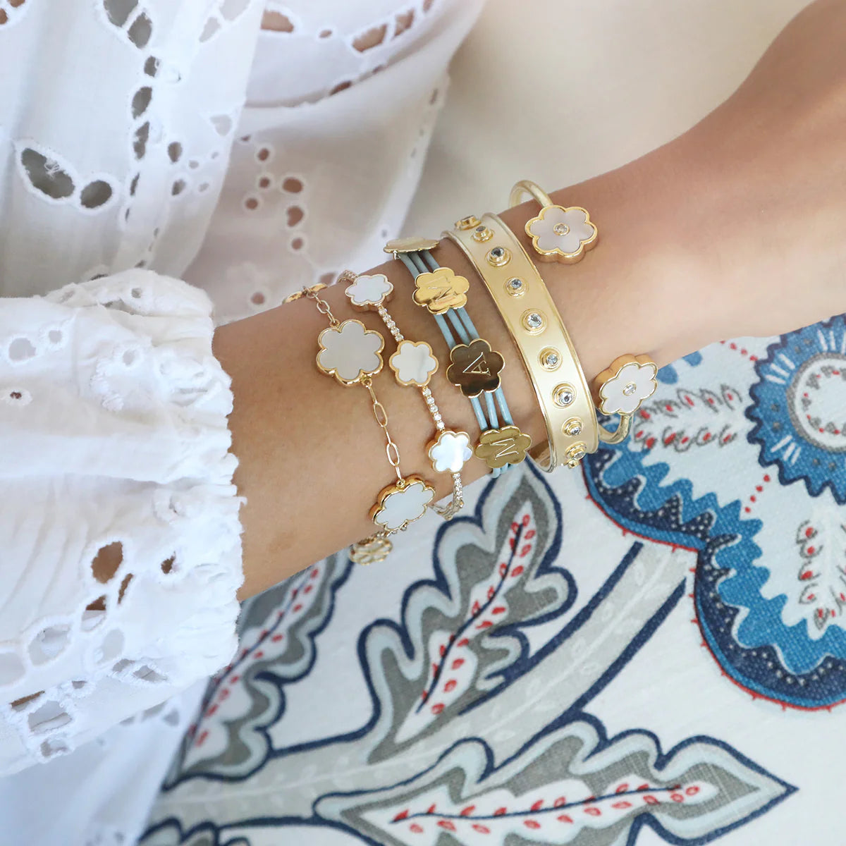 Petite Petal Cuff MOP