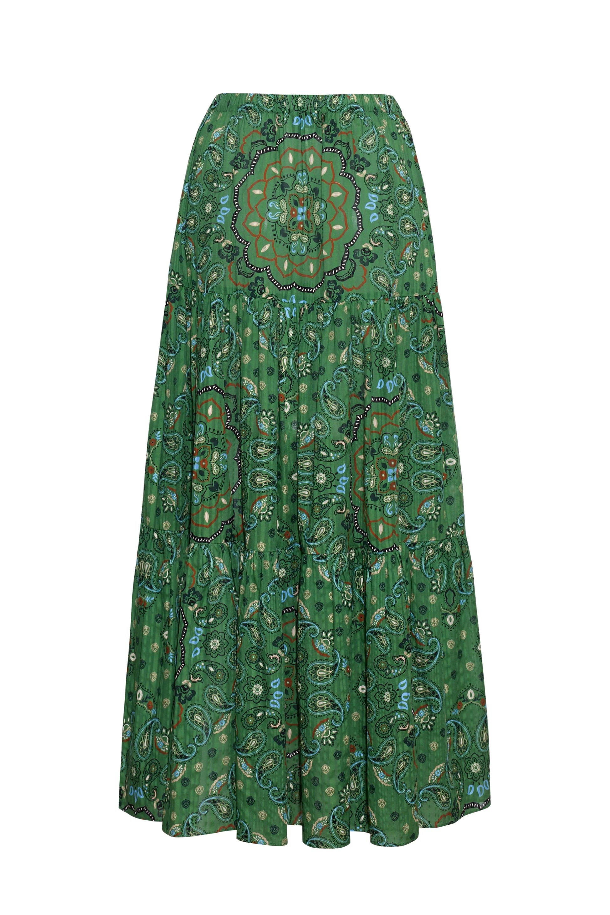 Melanie Skirt in Bandana Green