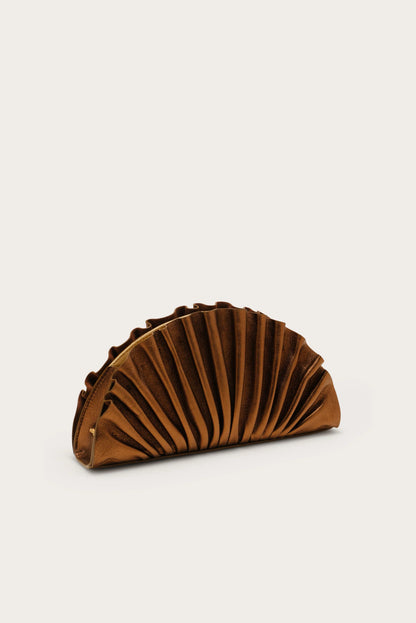 Nala Mini Clutch in Bronze
