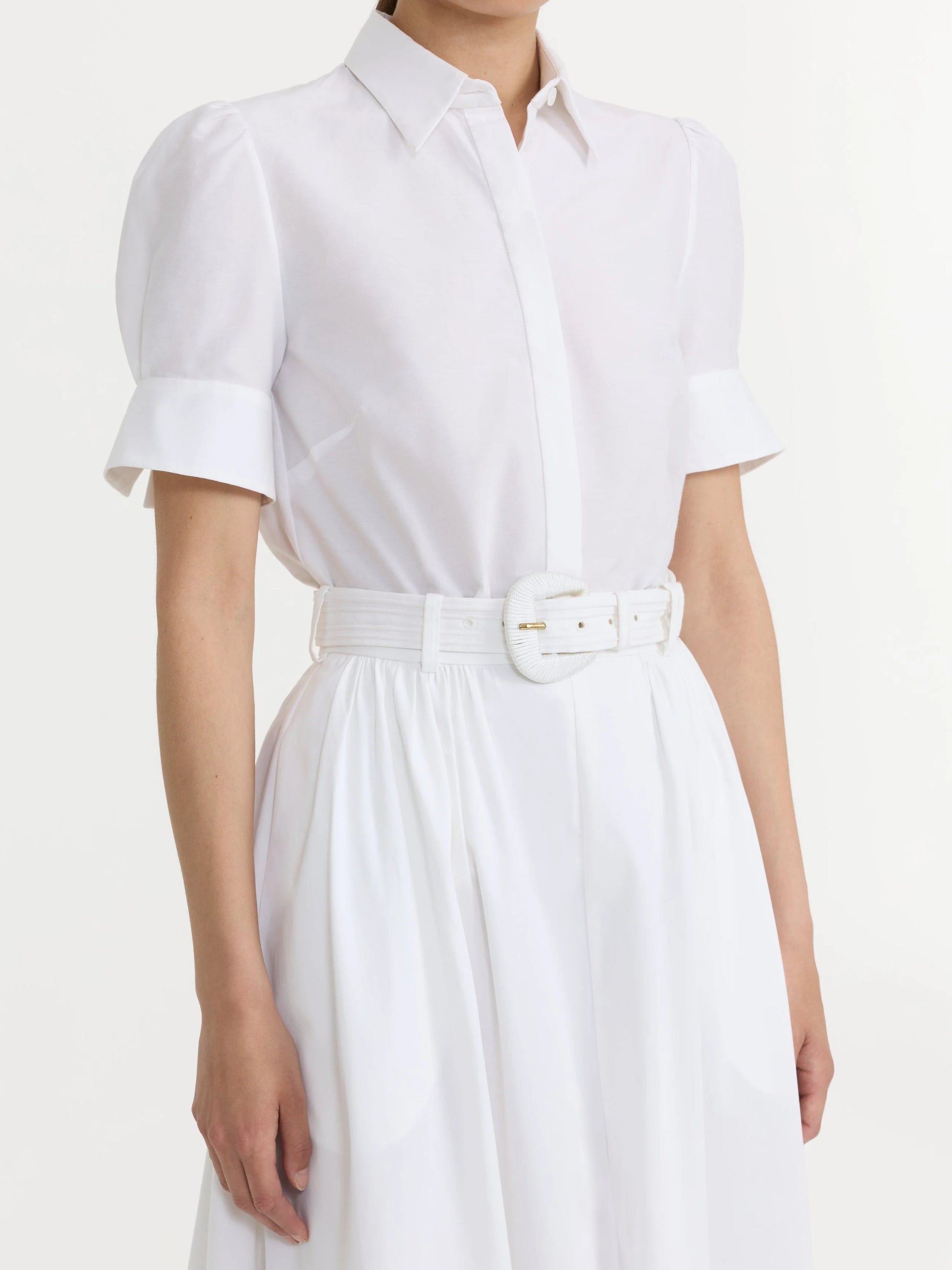 Mae C Shirt in White