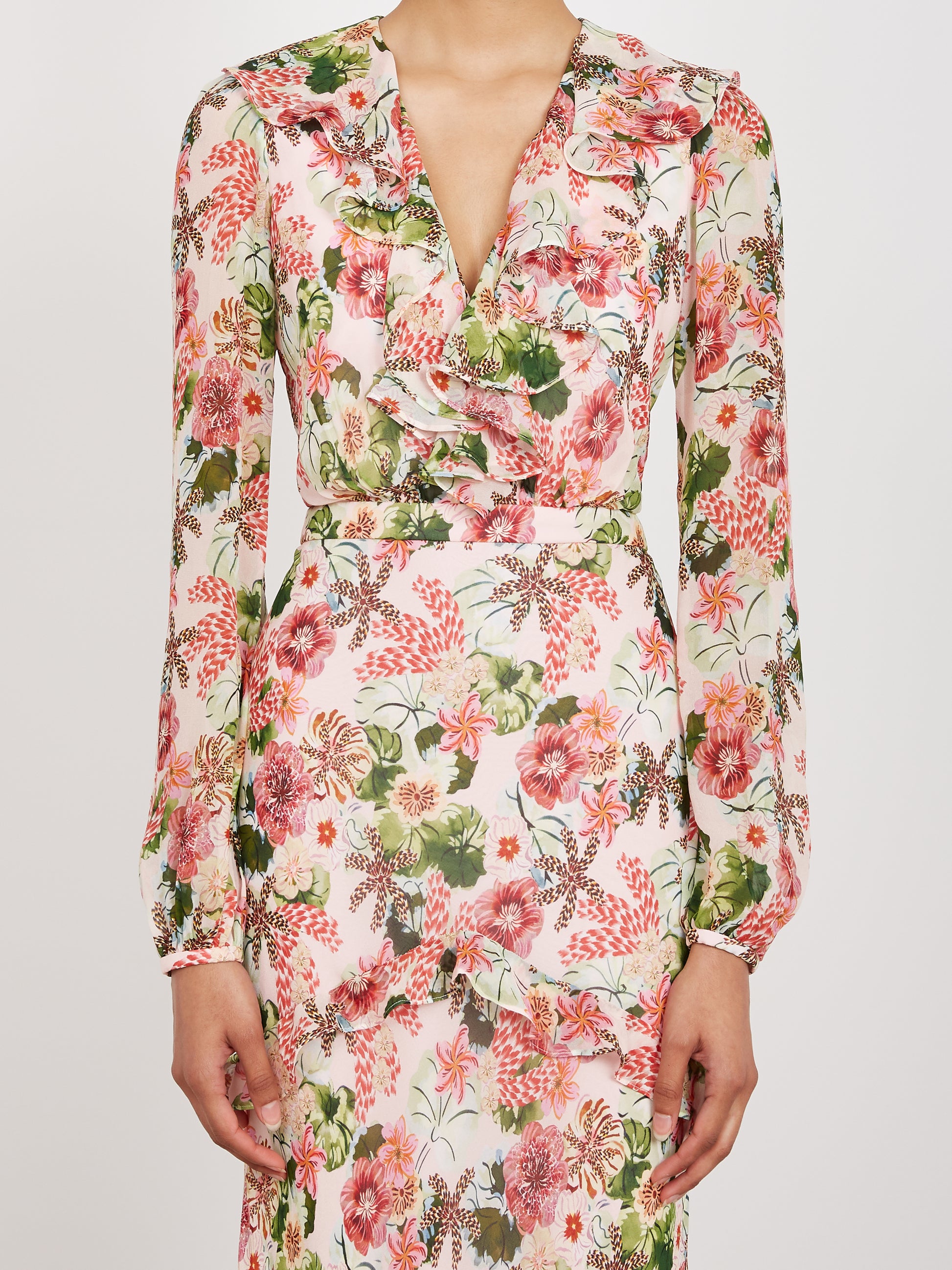 Rita-C Dress in Plumeria Blush