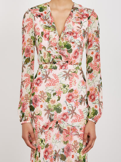 Rita-C Dress in Plumeria Blush