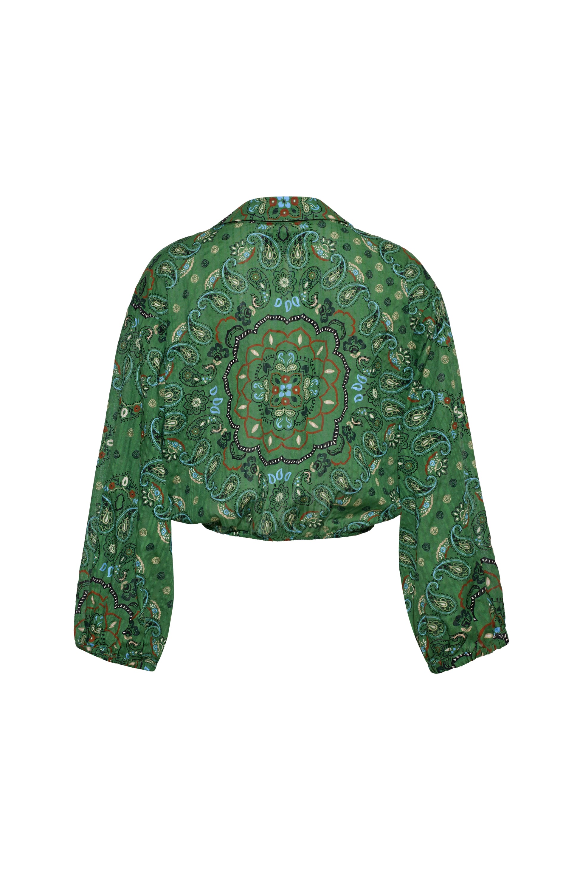 Rumson Top in Bandana Green
