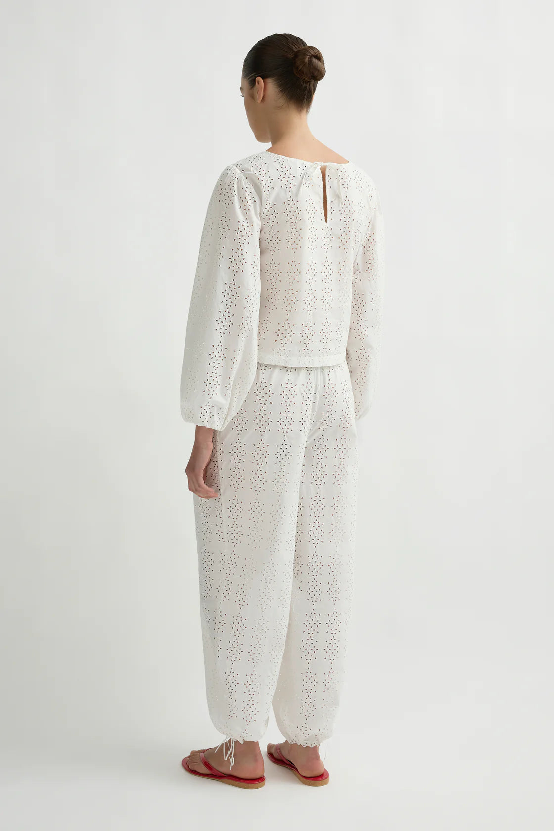 Harriet Pant in Vintage White