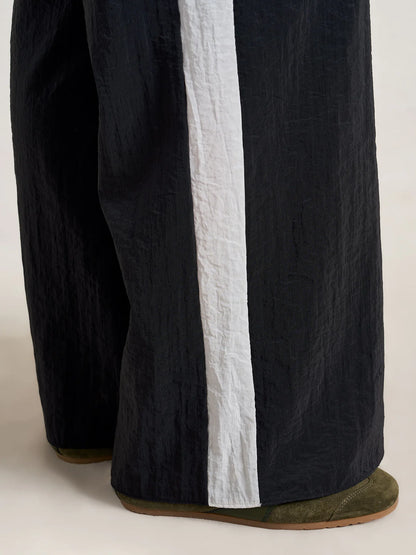 Side Stripe Colby Pant in Black/Stone