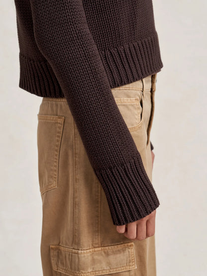 Mini Marina Sweater in Chocolate