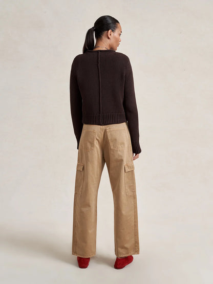 Mini Marina Sweater in Chocolate