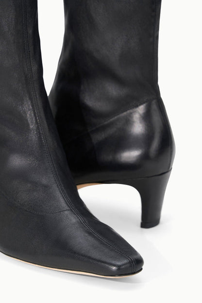 Wally Sock Ankle Boot in Black