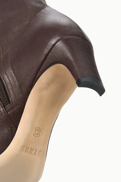 Wally Sock Ankle Boot in Espresso