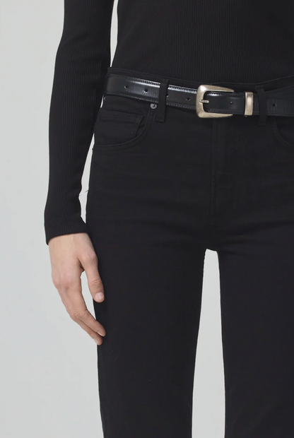 Isola Cropped Boot in Plush Black