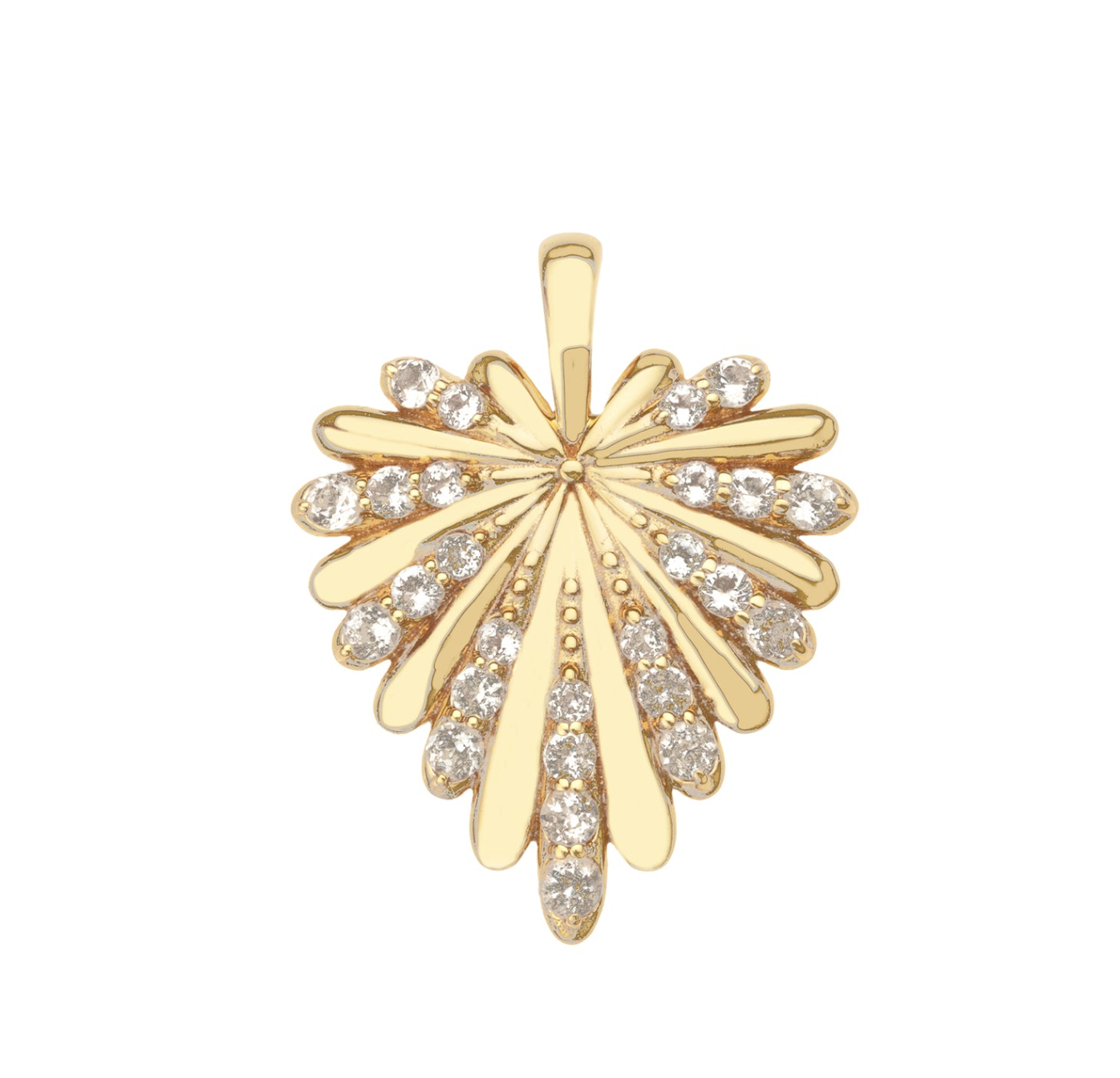 LOVE Petite Embellished Full-Heart Pendant