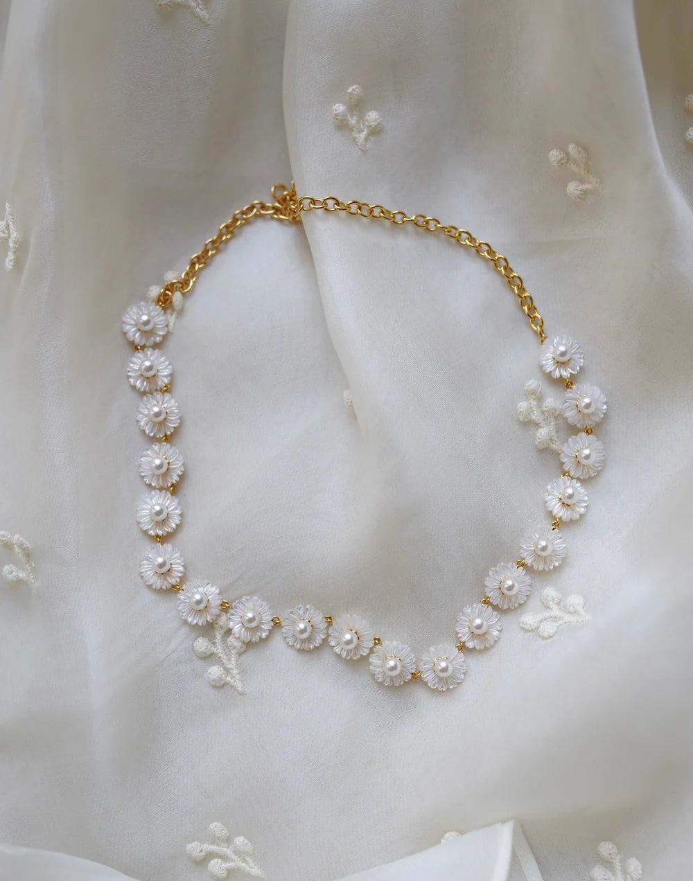 MOP Wildflower Necklace