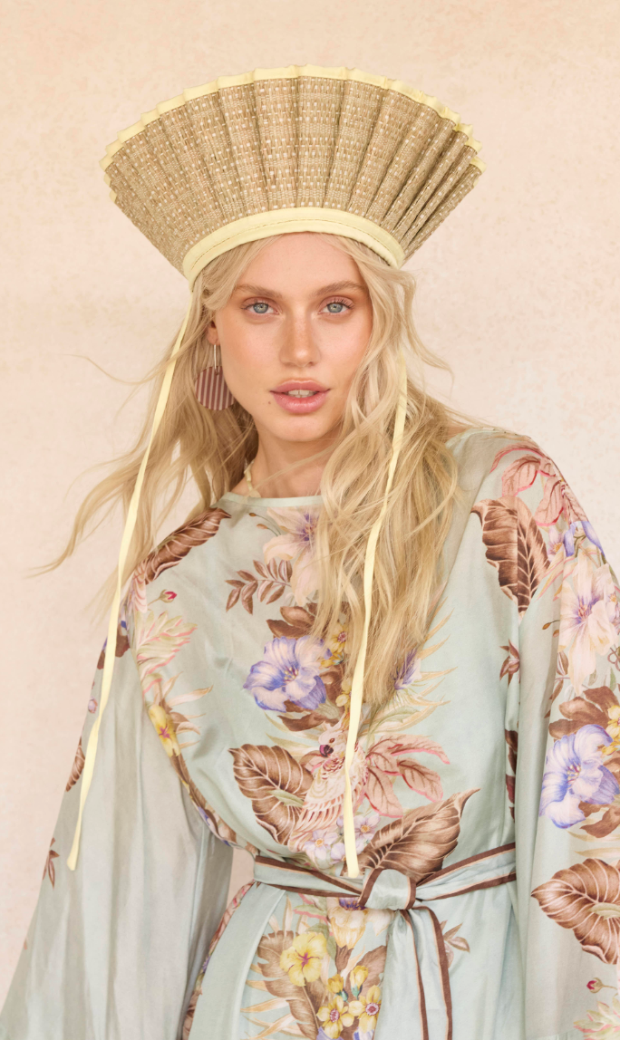Island Capri Hat in Breakwater