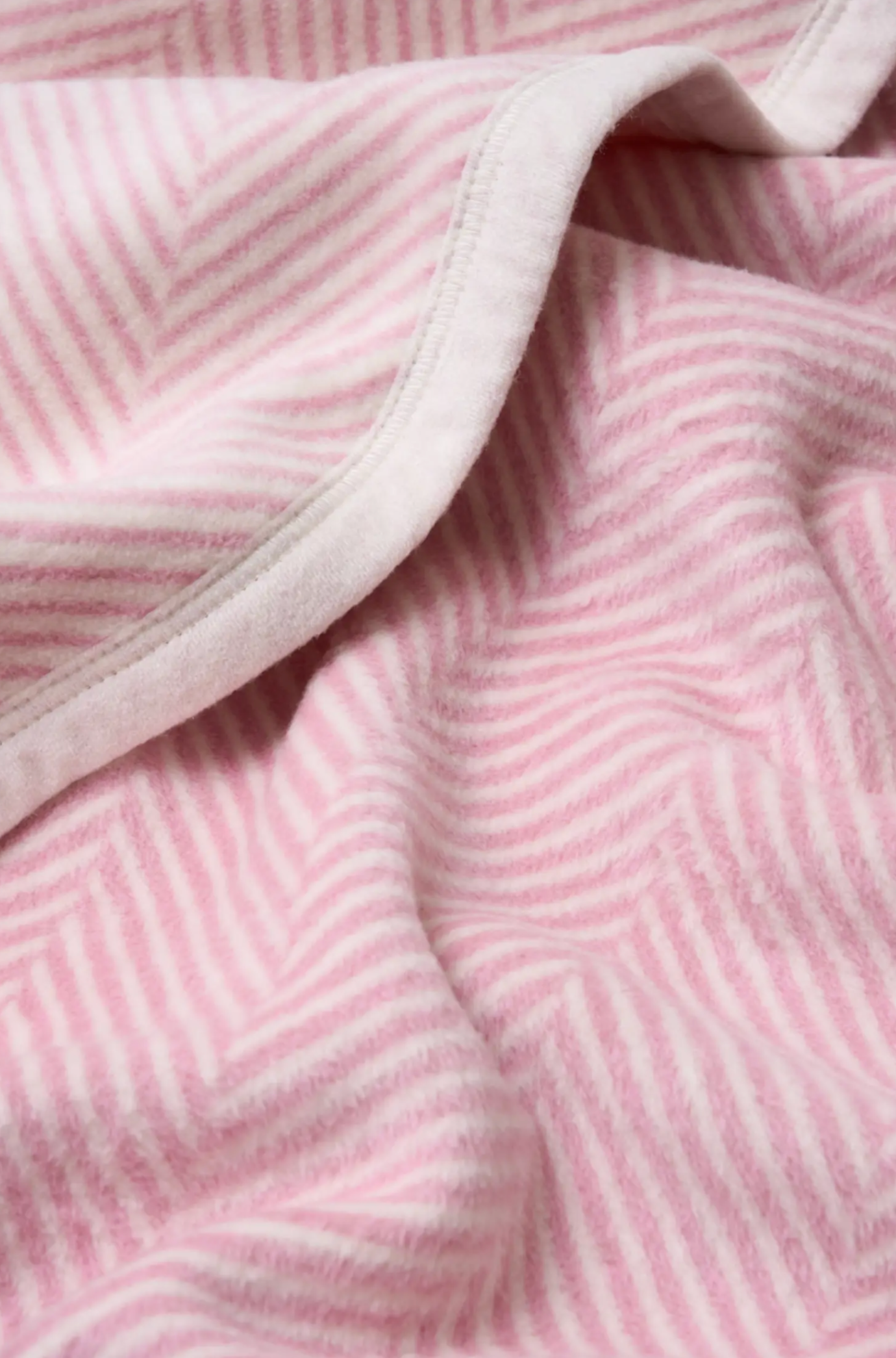Herringbone Blush Blanket