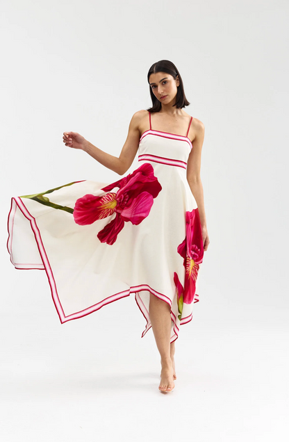 Ingrid Dress in Antique Iris