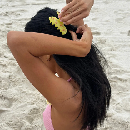 Sweetheart Clip in Citrus Baby Bloom