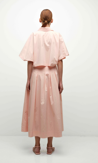 Elora Midi Skirt in Bubblegum