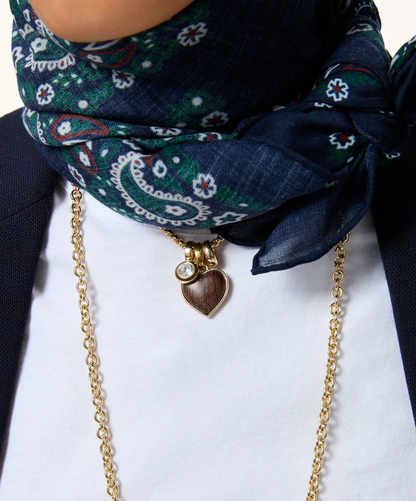 The Mini Simple Wood Heart Pendant
