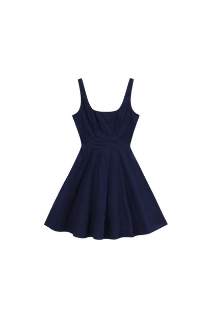 Wells Mini Dress in Navy