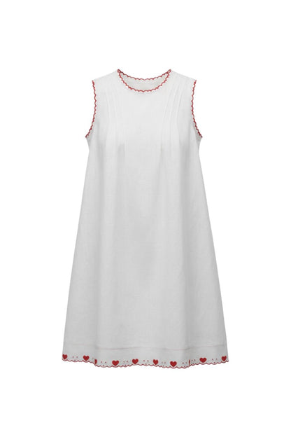 Ebba Dress in White