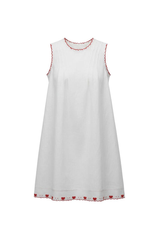Ebba Dress in White