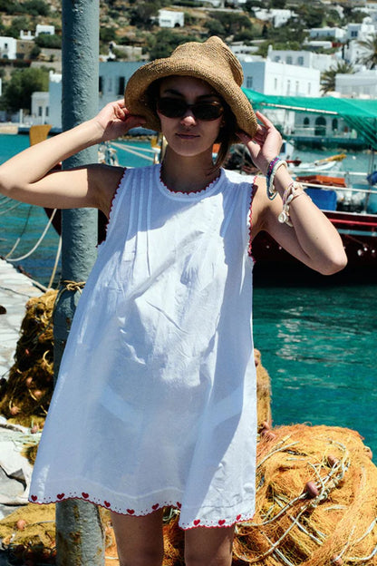 Ebba Dress in White