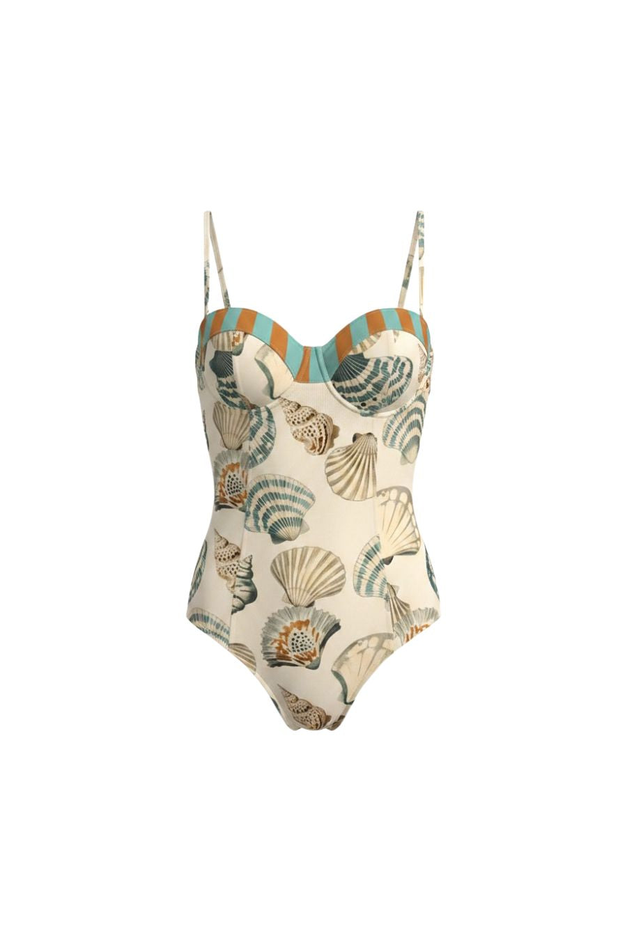 Nevis One Piece in Somers Shell Cream