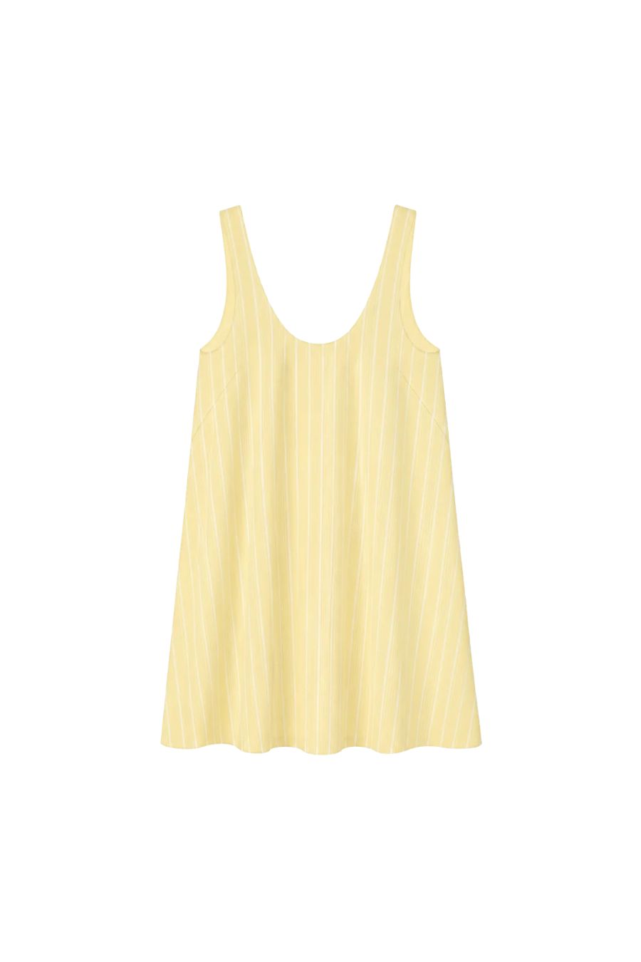 Tula Mini Dress in Elisa Stripe Daffodil