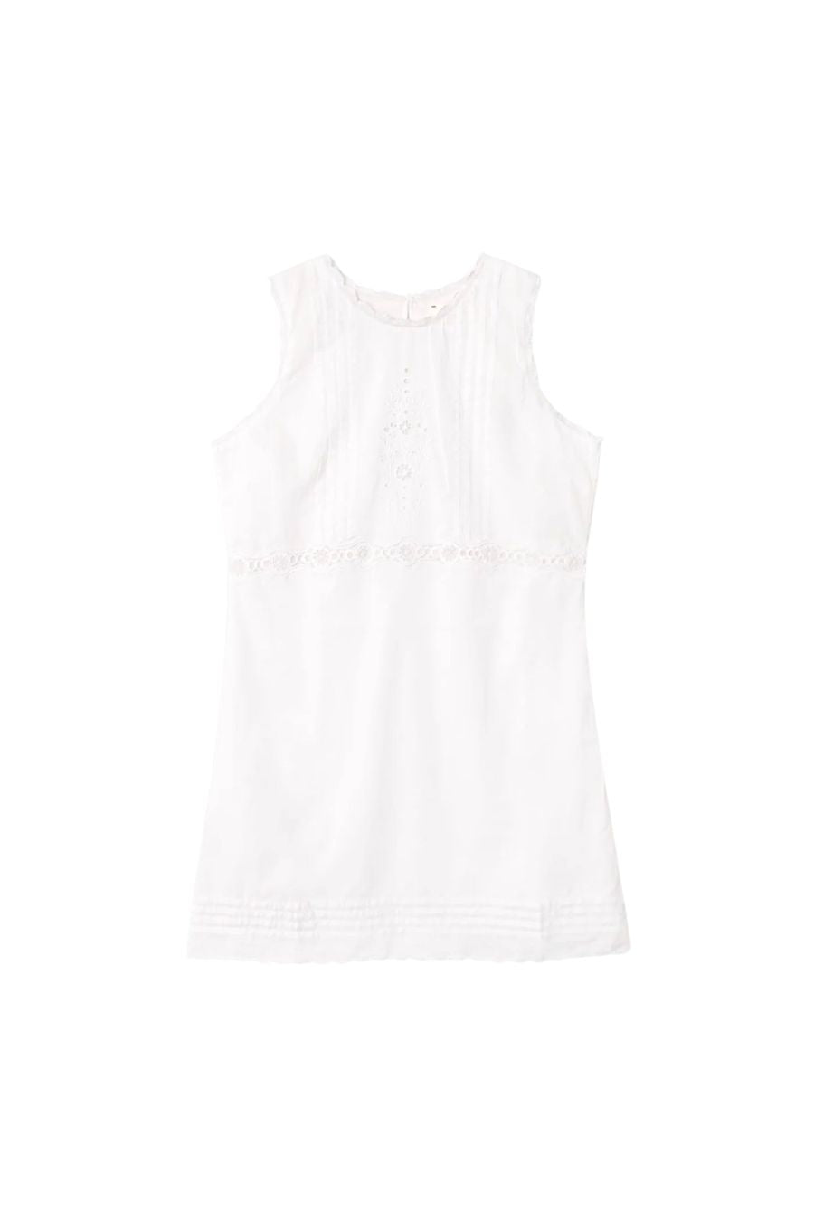 White Justine Dress