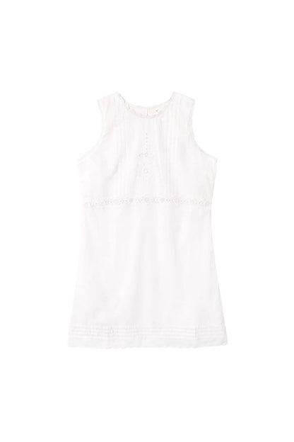 White Justine Dress