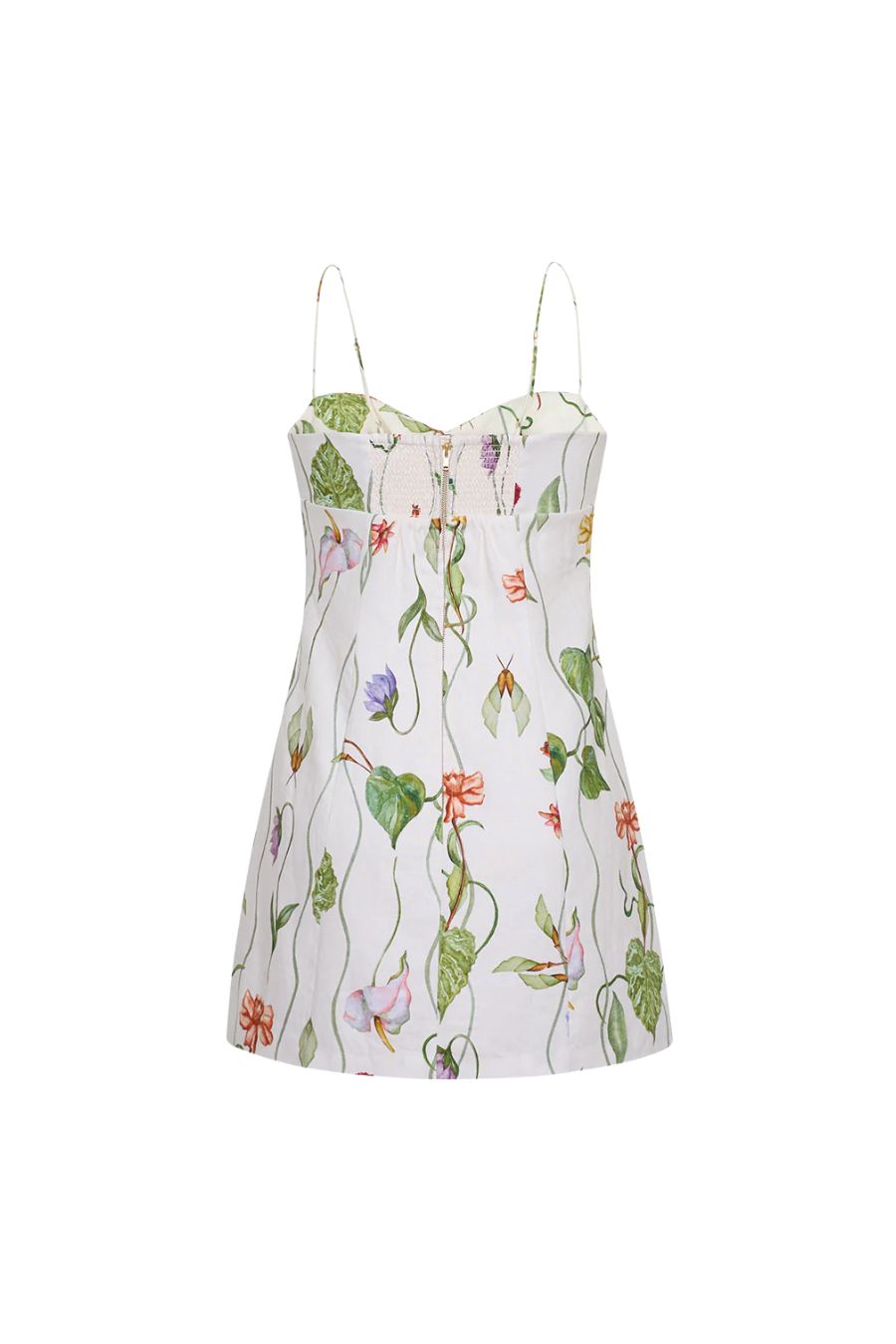 Cherry Mini Dress in Flora Trail Ivory