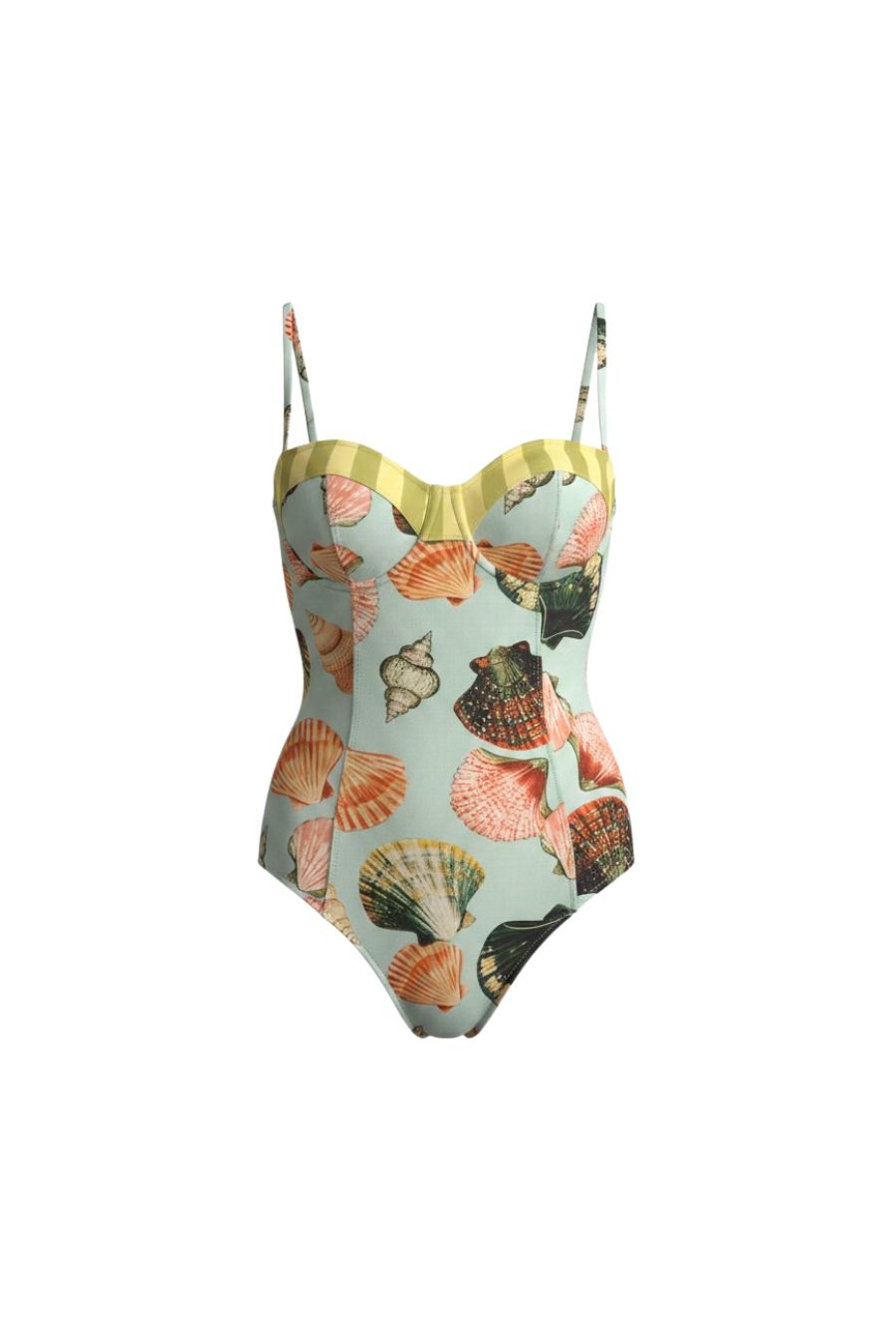 Nevis One Piece in Somers Shell Mint