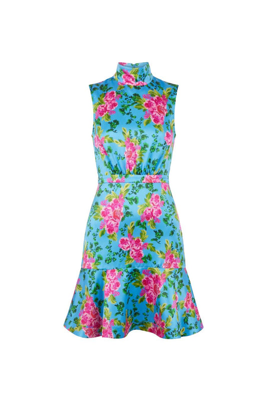 Fleur Short Dress in Grandiflora