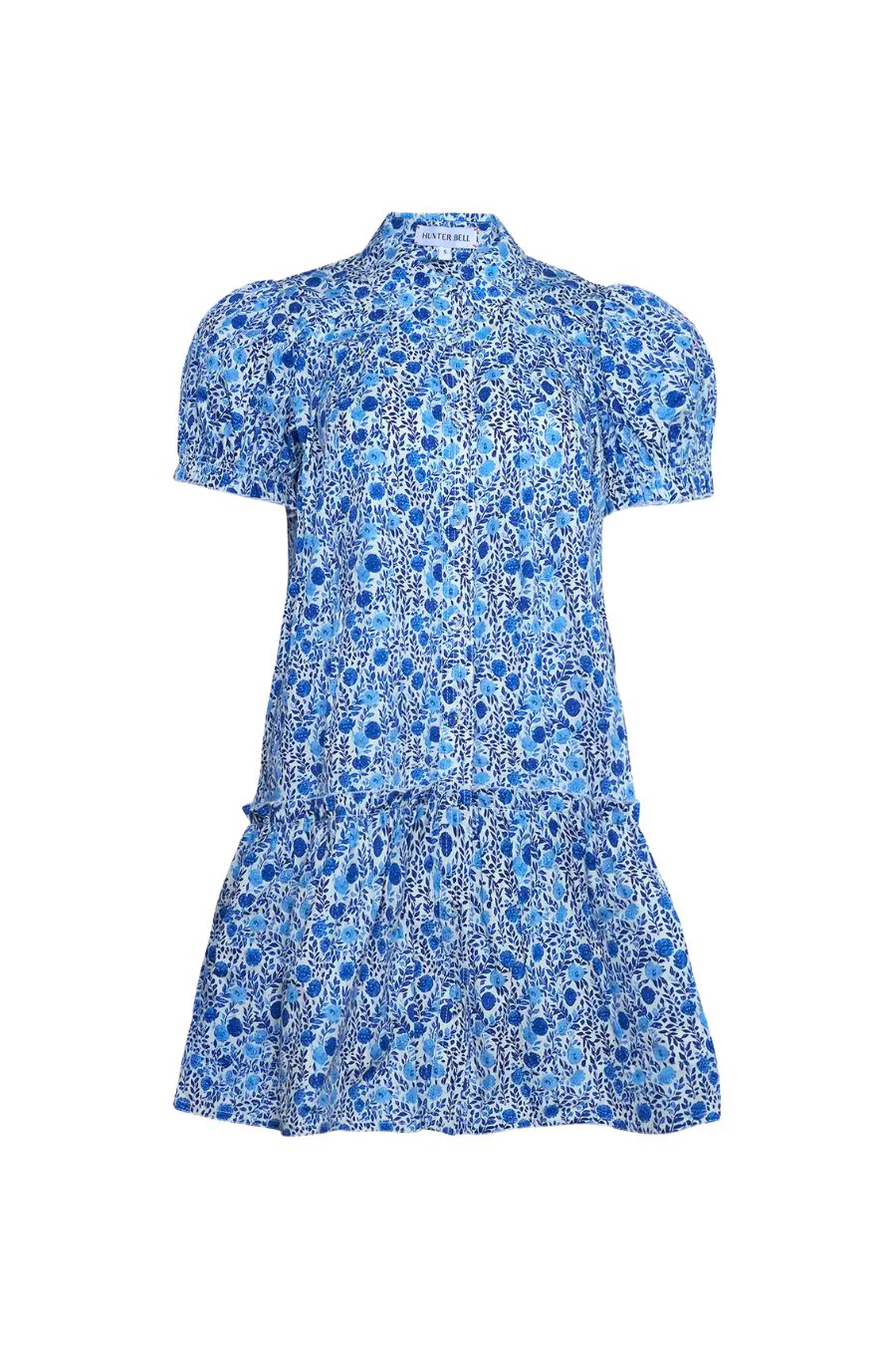 Drifter Mini Dress in Bermuda Blooms