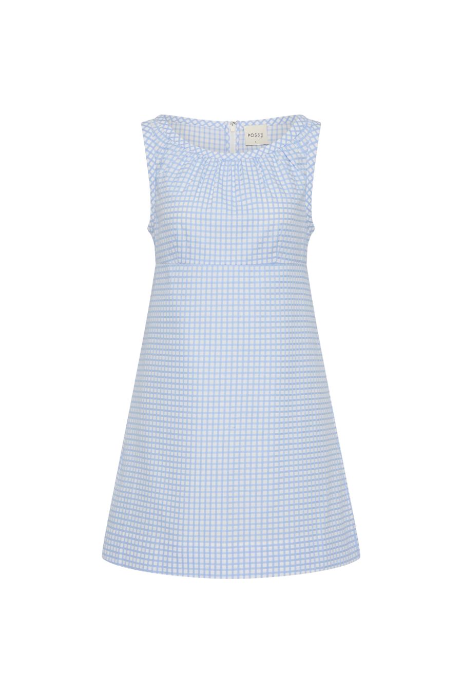Lila Dress in Blue Gingham