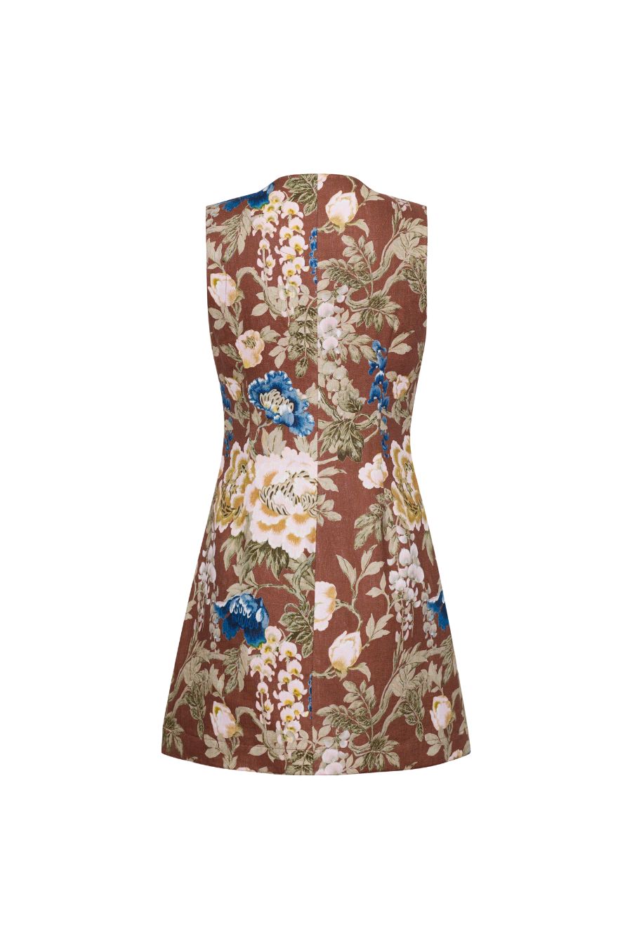 Rhapsody Dress in Flora Meadow Brown