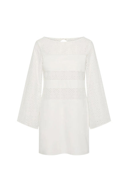 Harriet Dress in Vintage White