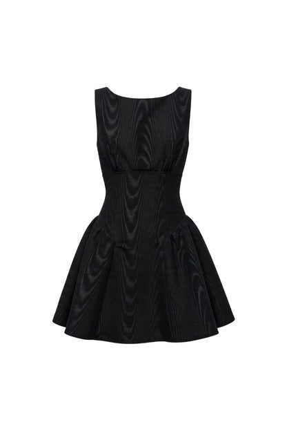 Gwenette Mini Dress in Black