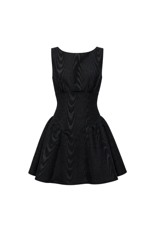 Gwenette Mini Dress in Black