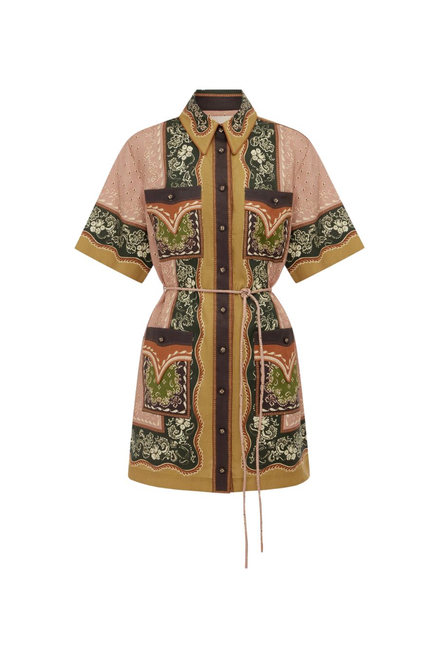 Darcey Mini Dress in Multi