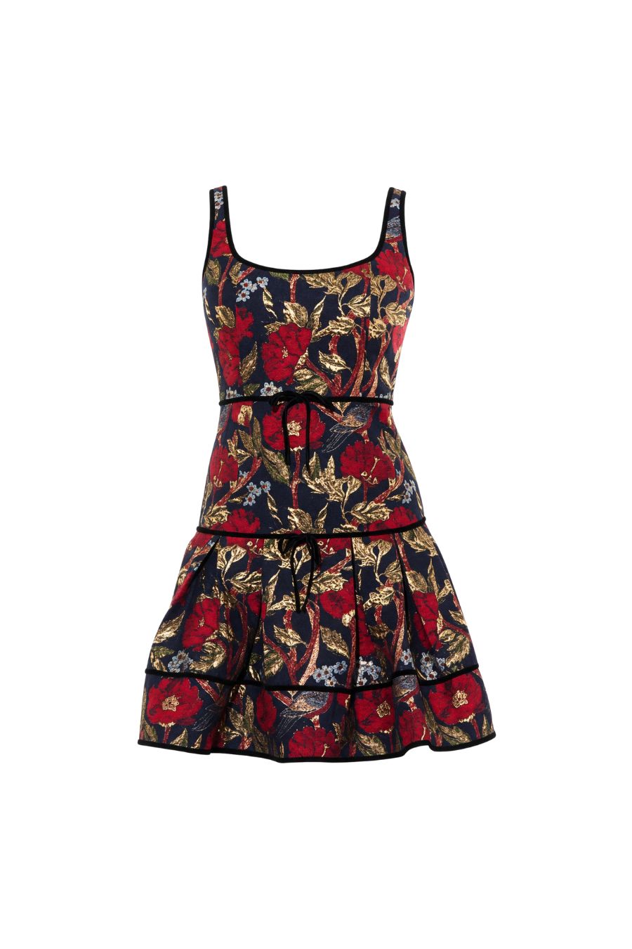 Rosalind Dress in Palais Floral Gold