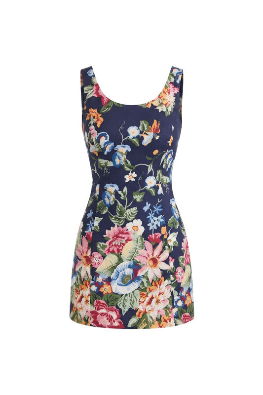 Ponte Mini Dress in Florinda Print