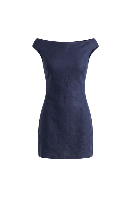 Ilride Mini Dress in Navy