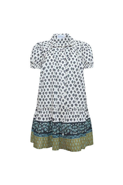 Drifter Mini Dress in Thistle & Vine Cream by Hunter Bell — designer dress at Bunny & Babe