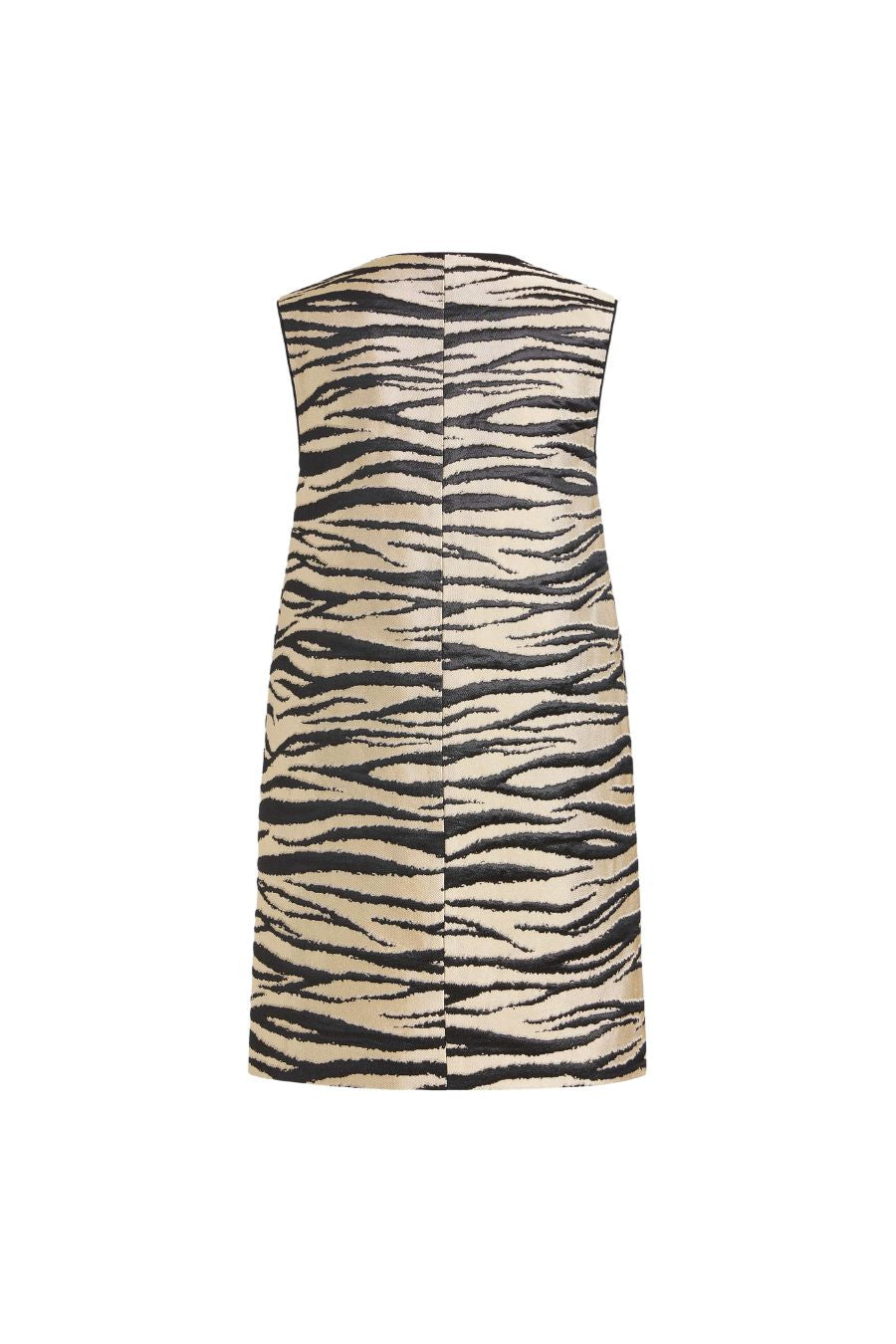 TS Pearsei Zebra-Striped Mini Dress