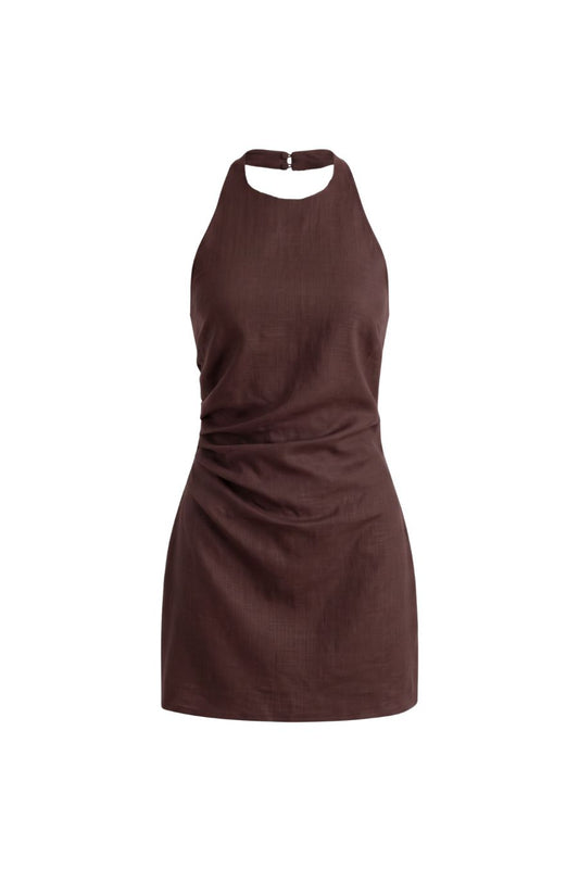 Neves Mini Dress in Port