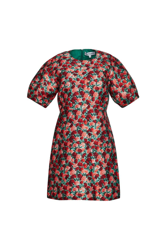 Harmony Dress in Crimson Blossom by Hunter Bell