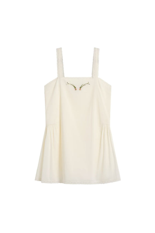 Valley Mini Dress in Cream