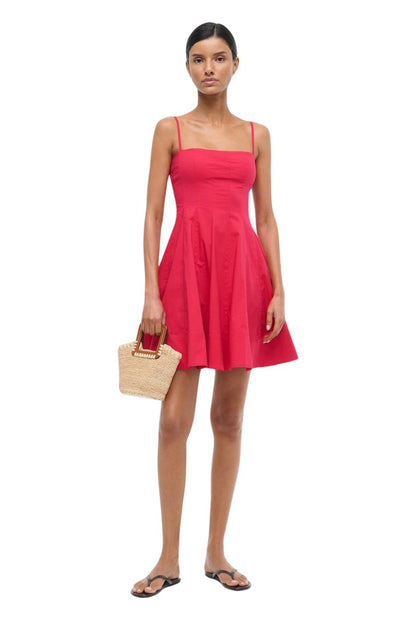Wylie Mini Dress in Cherry