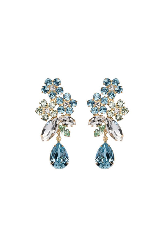 Bouquet Earrings in Bluebell